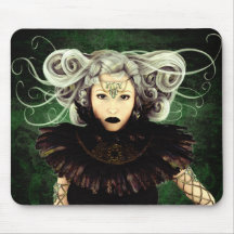 Unamused Gothic Art Mouse Pad