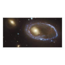 Unbarred Lenticular Ring Galaxy AM 0644-741 Custom Photo Card