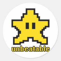Unbeatable Round Stickers