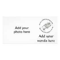 Unborn Baby: Give me a choice by giving me life Custom Photo Card