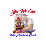 Uncle Obama, Yes We Can Take Back America Post Card
