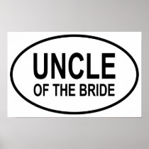 Uncle of the Bride Wedding Oval Print