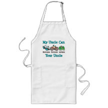 Uncle Outswim Outbike Outrun Triathlon Apron