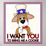 Uncle Sam Corgi Poster