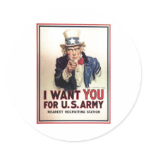 Uncle Sam I Want You For US Army