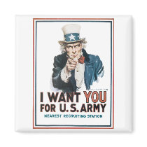 Uncle Sam "I Want YOU!" Magnet