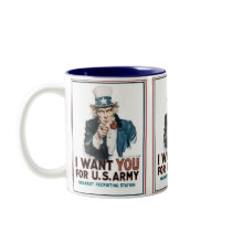 Uncle Sam "I Want YOU!" Coffee Mugs