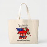 Uncle Sam is a shopaholic Intervention Time Bag