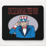 Uncle Sam Salutes You Mouse Pads