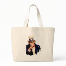Uncle Sam Wants You! Tote Bags