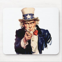 Uncle Sam Wants You! - Customized Mouse Mats