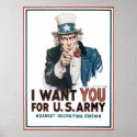 Uncle Sam Wants You Poster posters