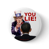 Uncle Sam You Lie Button