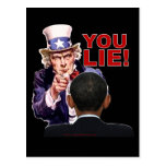 Uncle Sam You Lie Post Card