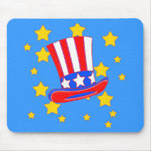 Uncle Sam's Hat Products Mouse Pad