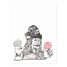 Uncle Vlad has a lollipop Post Cards