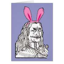 Uncle Vlad with bunny ears Greeting Card
