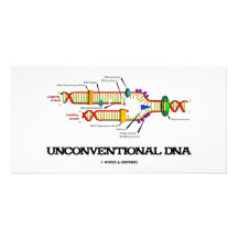 Unconventional DNA (DNA Replication Humour) Photo Card Template