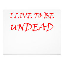 Undead (red) invitations