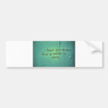 undefined bumper sticker