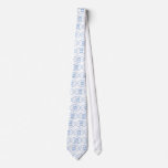 Under 4 Hours Marathon Blue Shirt Neck Tie
