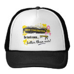 Under Construction Breast Cancer Mesh Hat