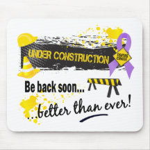 Under Construction Cancer Mousepads