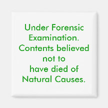 Under Forensic Examination.. Magnets