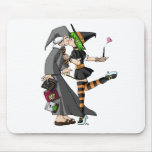 Under her spell ink shirt mouse pads