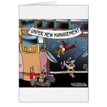 Under New Management Greeting Card