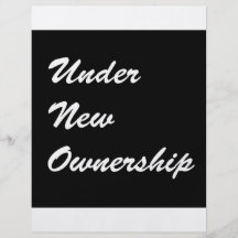 Under New Ownership Personalized Flyer