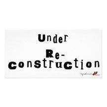 Under Re-construction Picture Card