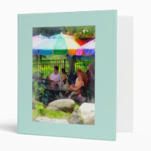 Under the Colourful Umbrellas Vinyl Binder