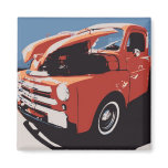 Under the Hood - Antique Truck Refrigerator Magnet