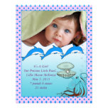 Under the Sea Baby Girl Announcement