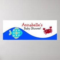 Under the Sea Calypso Baby Shower Banner Print
