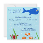 Under The Sea Children's Birthday Party Personalized Announcements