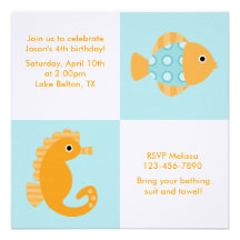 Under the Sea Invites