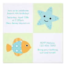 Under the Sea Invites