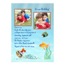 Under the Sea - Photo Invitation