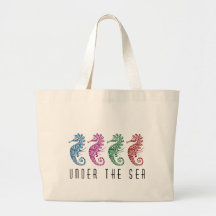Under the Sea Seahorses Bags