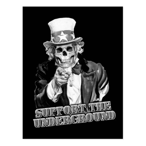 UNDERGROUND POST CARDS