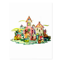 Undersea Village Postcards