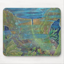 'Undersea You're Being Watched' mousepad