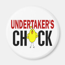 Undertaker's Chick Refrigerator Magnet