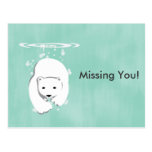 Underwater Polar Bear Postcard