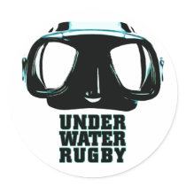 Underwater Rugby Sticker