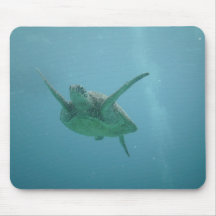 Underwater Sea Turtle Mouse Pads