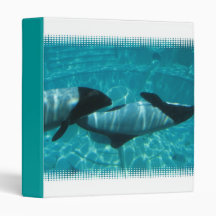 Underwater Whales Binder