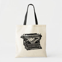 Underwood Typewriter Writer Canvas Bag